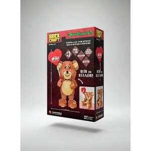 VALENTINE'S DAY/TEDDY BEAR BUILDING SET/ BRICKCRAFT/BRICKTANICALS/354 PCS/BN